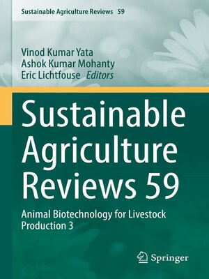 cover image of Sustainable Agriculture Reviews 59